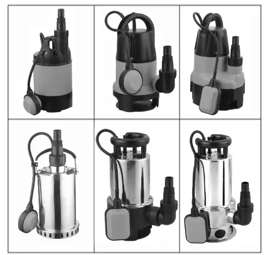 JAXPETY HG61Y0400 1 2 HP Portable Submersible Water Clean Pump