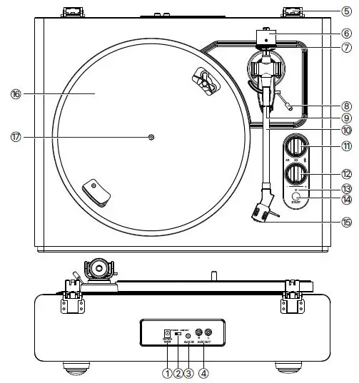 1byone-1-AD07US02-High-Fidelity-Belt-Drive-Turntable-fig- (1)