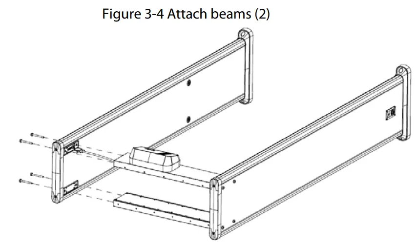 dahua ISC-D118-T Walk Through Metal Detector - Attach beams 1
