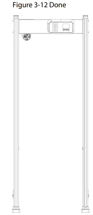 dahua ISC-D118-T Walk Through Metal Detector - Done
