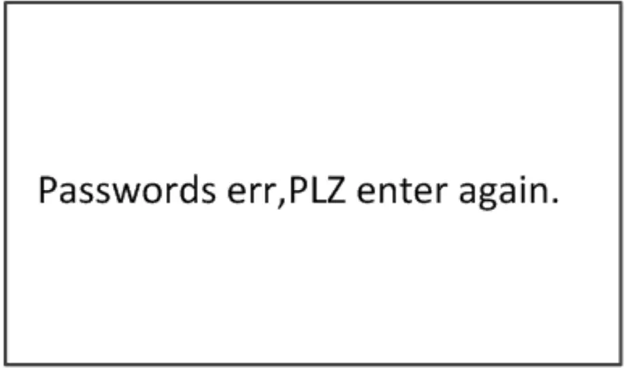dahua ISC-D118-T Walk Through Metal Detector - Password error