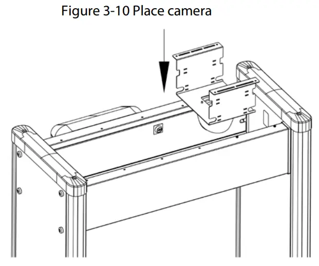 dahua ISC-D118-T Walk Through Metal Detector - Place camera