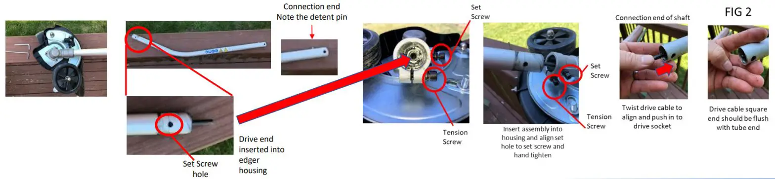 BADGER Attachment Assembly Addendum - Edger Attachment