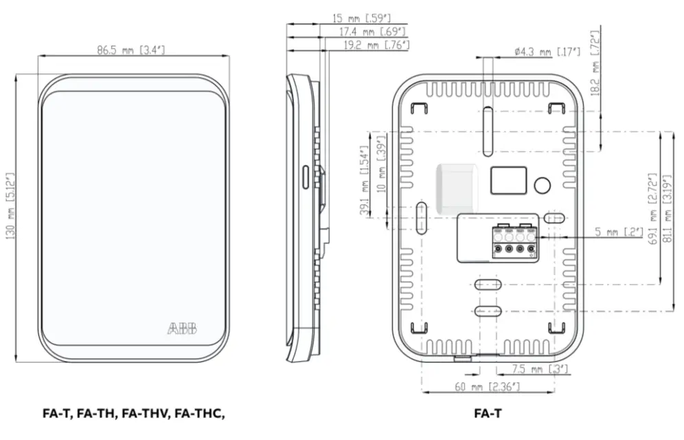 ABB FA TH D FusionAir Smart Sensor-FA