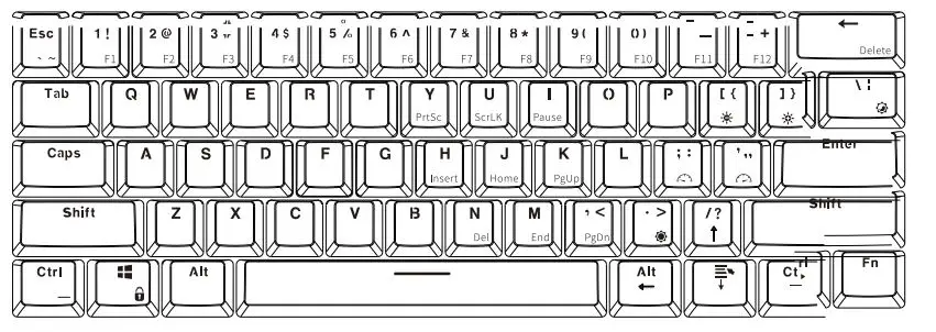 MEKO ME20PB Blink Mechanical Keyboard fig1