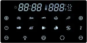 Healthy Choice AF1200 12 Litre Digital Air Fryer - CONTROL PANEL