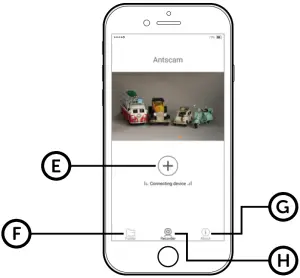 Antscam App Controls