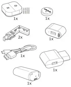 IKEA 504.081.67 KADRILJ Roller Blind - fig 1