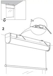 IKEA 504.081.67 KADRILJ Roller Blind - fig 6