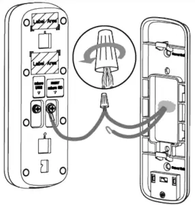 Fit the wires and wire nuts