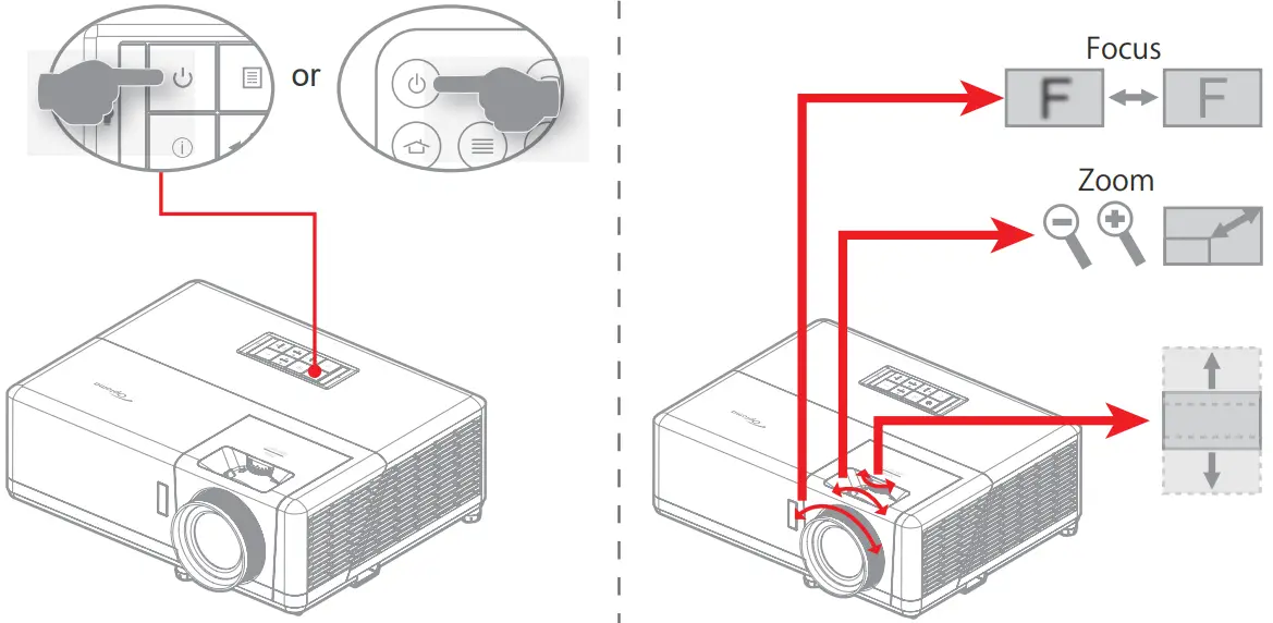 Optoma ZH406 Compact High Brightness Laser Projector - fig2