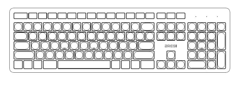 BRESII KM6300 Wireless Keyboard-logo