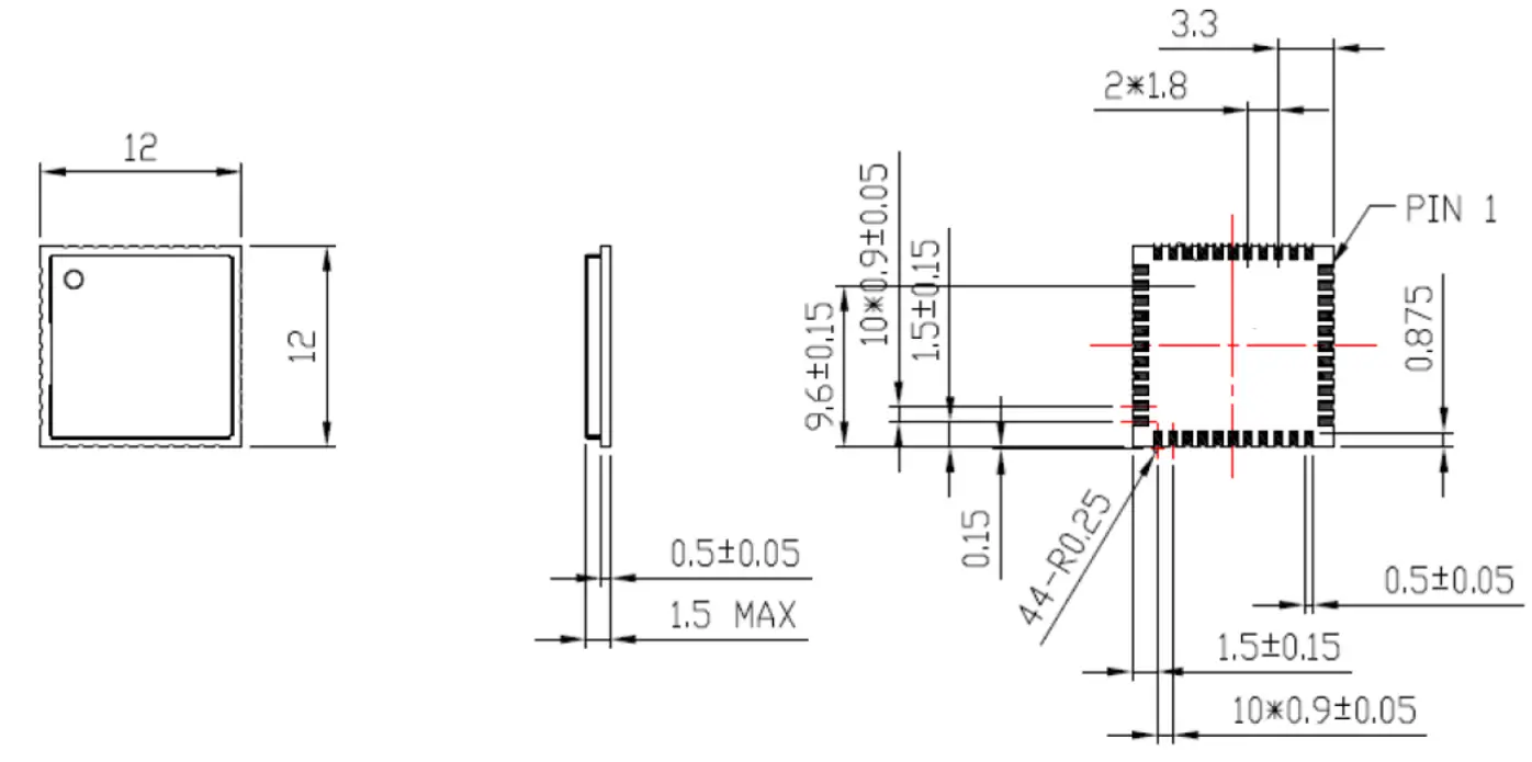 HF LPS170 Low Power SDIO WiFi BLE Module - fig 3