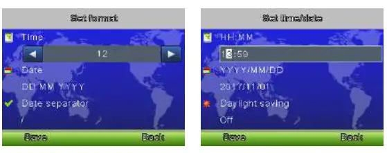 Feelstorm VB607-M Digital Video Baby Monitor- Time and date