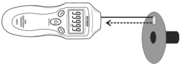EXTECH RPM33 Laser Photo Contact Tachometer - Tachometer