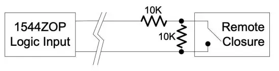 FIG 4 Connecting Supervised Logic Inputs