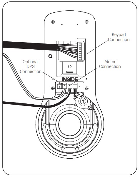 Yale nexTouch Keypad Access Cylindrical Lock - Attach Cables to Inside Lock