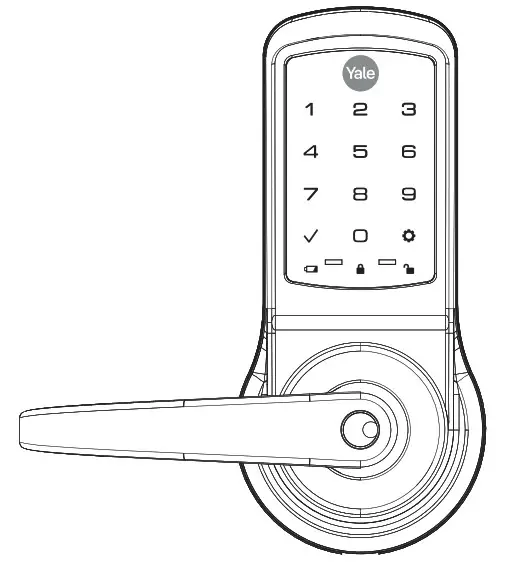 Yale nexTouch Keypad Access Cylindrical Lock - Cover