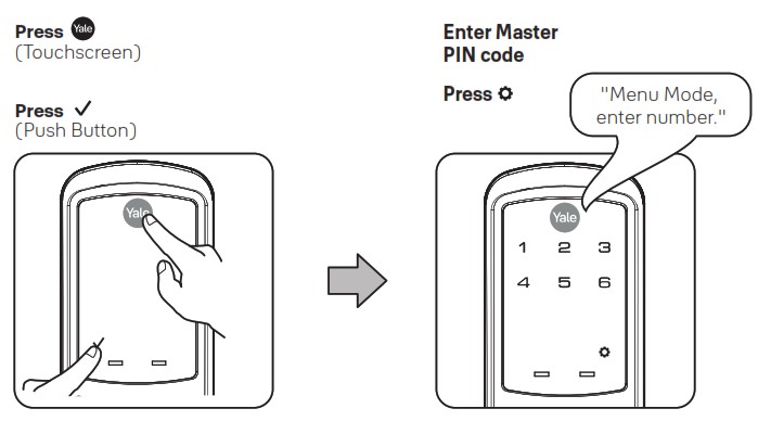 Yale nexTouch Keypad Access Cylindrical Lock - Creating User PIN Codes 1