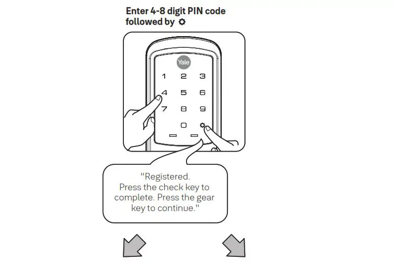 Yale nexTouch Keypad Access Cylindrical Lock - Creating User PIN Codes con't 1