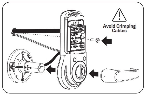 Yale nexTouch Keypad Access Cylindrical Lock - Install Inside Lock