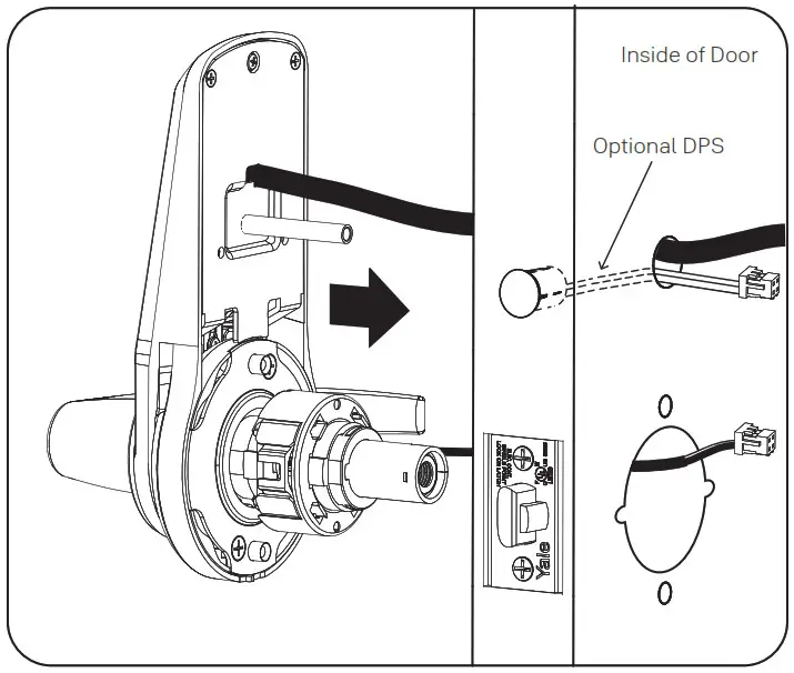 Yale nexTouch Keypad Access Cylindrical Lock - Install Keypad