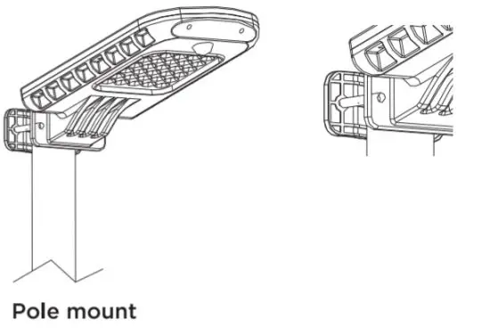 NightSearcher st500 Solar Power Street Light with Remote Control - Install to a wall 2