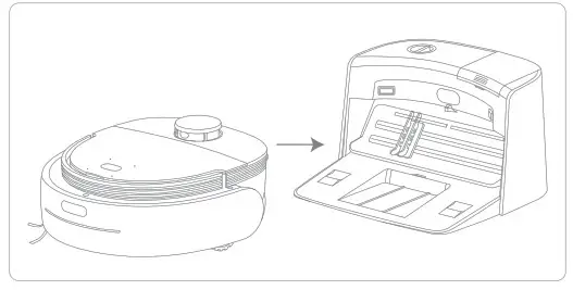 MILAGROW iMapMaxJoy SelfCleaning Wet&DryRoboticVacuumCleaner - Charging Manually 3