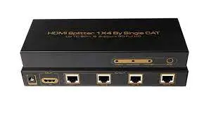 Hdmi Splitter 1x4 By Single Cat User Manual