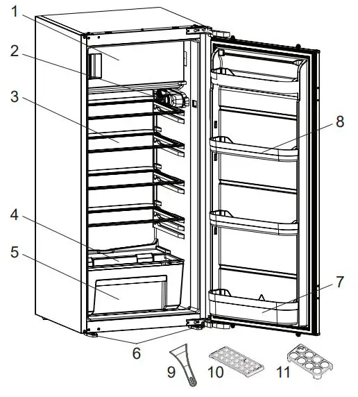 kluge KC2192J Fridge 2
