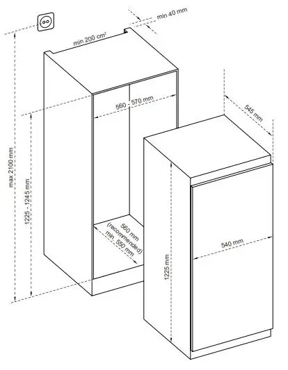 kluge KC2192J Fridge 3