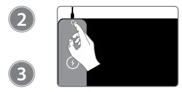 manhattan 425513 XXL RGB LED Gaming Mousepad with Wireless Charger 10 W - Charging