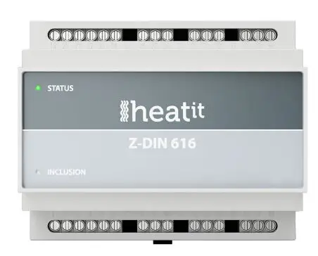 heatit 4512561 Z-DIN 616 Relay Module pro