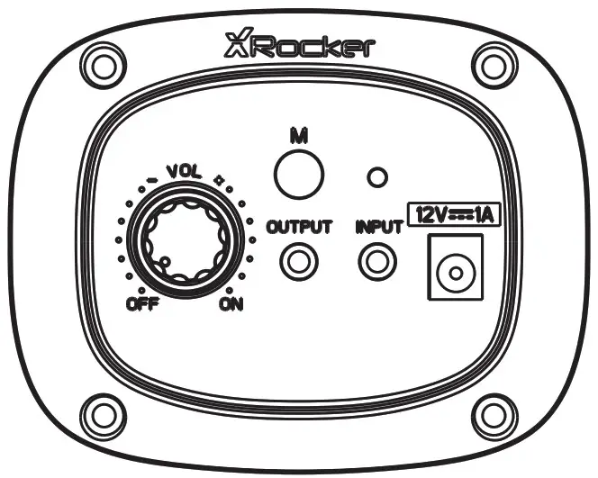 XRocker 5140301 2 0 Bluetooth with RGB LED Light - cover