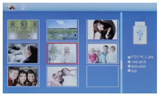 Majestic DF 820HD MP3 Digital Photo Frame-fig15