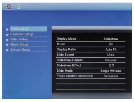 Majestic DF 820HD MP3 Digital Photo Frame-fig22