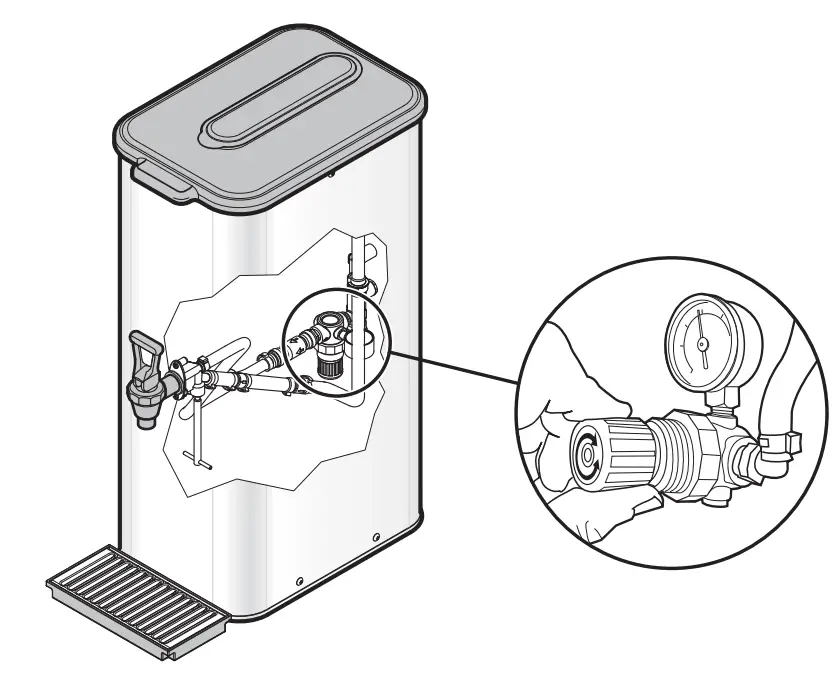 Curtis TCC1 Liquid Concentrate Iced Tea Coffee Dispensers - fig