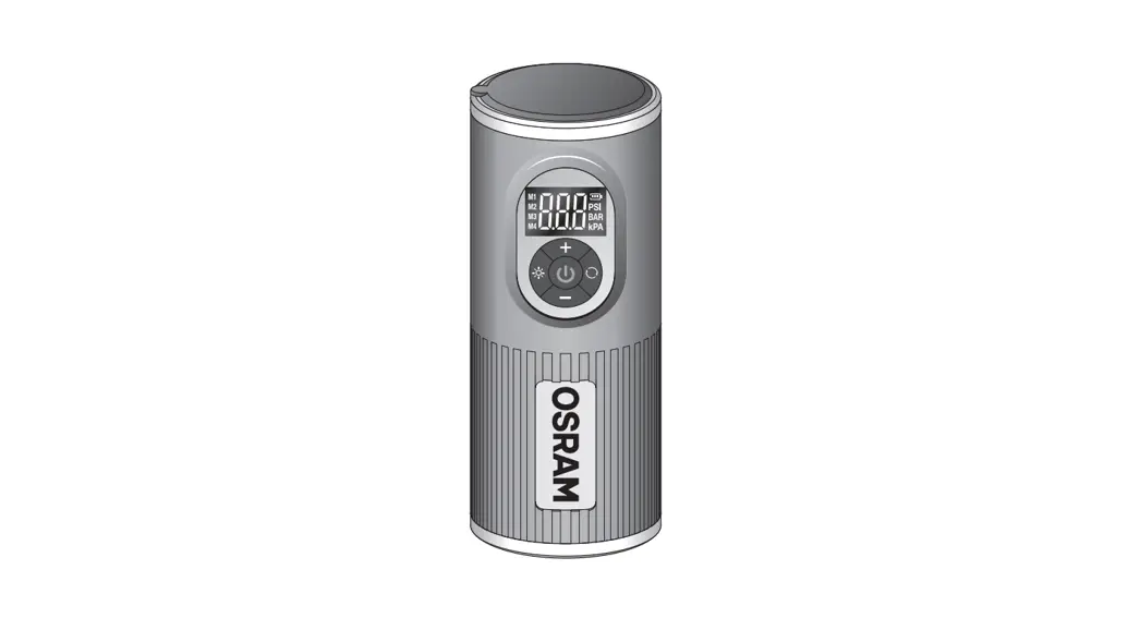 Osram Am399730055 Tyreinflate 2000 Compact Electronic Bicycle Pump Instruction Manual Osram Am399730055 Tyreinflate 2000 Compact Electronic Bicycle Pump Instruction Manual