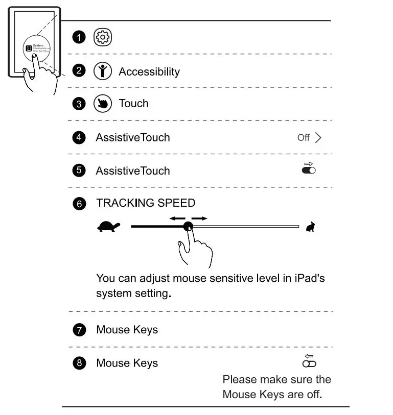 KINGTIME BD7615B Wireless Keyboard with Touchpad 10