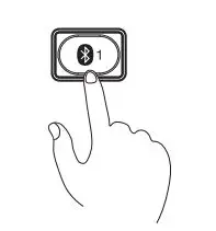 KINGTIME BD7615B Wireless Keyboard with Touchpad 16