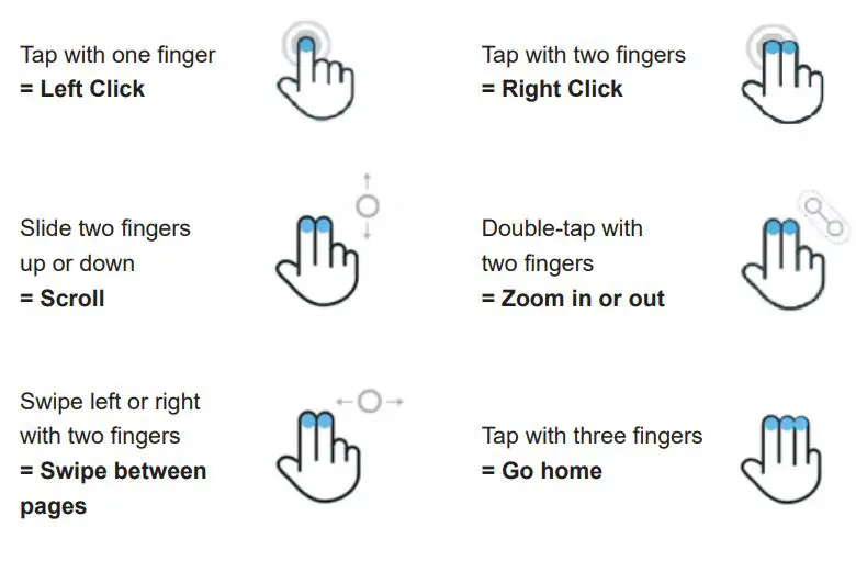 KINGTIME BD7615B Wireless Keyboard with Touchpad 29