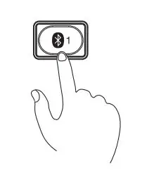 KINGTIME BD7615B Wireless Keyboard with Touchpad 5