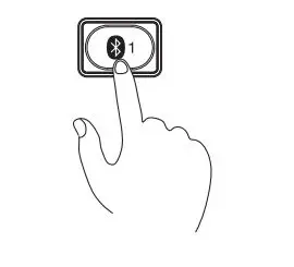 KINGTIME BD7615B Wireless Keyboard with Touchpad 6