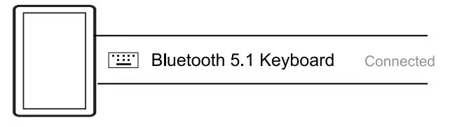 KINGTIME BD7615B Wireless Keyboard with Touchpad 9