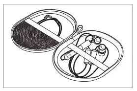 beyerdynamic Blue Byrd In-Ear Headphones Supplied the case