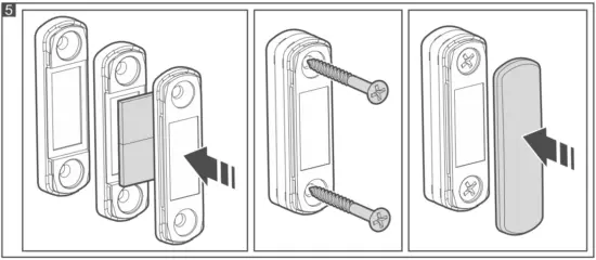 Satel AXD 200 Wireless Multipurpose Detector - hole for flus
