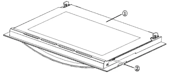Empava EMPV 24WOC17 24 Inch Single Wall Oven - inside glass