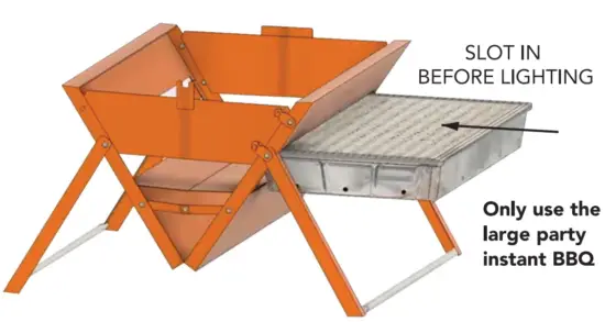 USING LARGE INSTANT CARTRIDGE