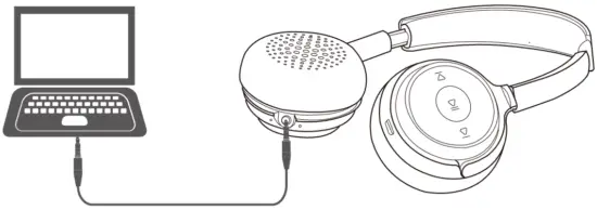 Use as a wired headphone