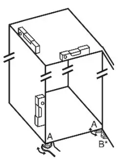 LIEBHERR TP1764 Countertop Fridge User Guide - Align the appliance so that it stands firmly